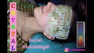 My facial massage with CRYSTALS  Manchester