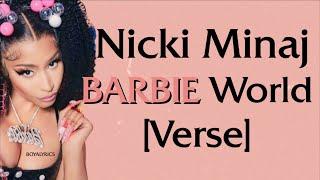 Nicki Minaj Aqua - Barbie World Verse - Lyrics it girls and we aint playing tag barbie