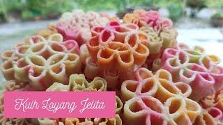 Kuih Loyang Jelita  Cara Membuat Kuih Ros Warna-warni