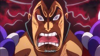 Oden Attempts To Kill Orochi - One Piece