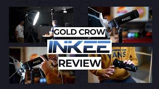 Best Portable Lights for Video 2023 Inkee Gold Crow GC30 and GC60 REVIEW