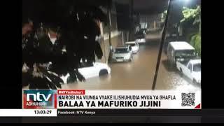 Nairobi yashuhudia mvua ya ghafla na kusababisha mafuriko