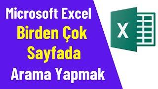 EXCEL BİRDEN ÇOK SAYFADA KELİME ARAMA  Excel İpuçları