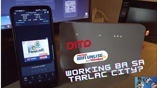 DITO Home Prepaid Wifi 5G UnboxingSpeed test at Working ba sa Tarlac City