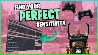 How To Find Your PERFECT Sensitivity On Controller Apex Legends Apex Settings PS4PS5 + Xbox