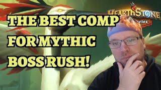 The BEST Team Comp for Mythic Boss Rush? Fire Celestials Guide Hearthstone Mercenaries