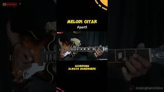 Melodi Gitar Always somewhere - Scorpions #guitarcover #guitarsolo #alwayssomewhere #scorpions