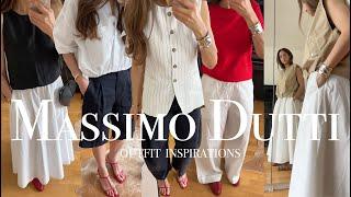 Huge Massimo Dutti & Uniqlo Haul  Casual Smart Outfit Inspirations  COS  The Row  Toteme