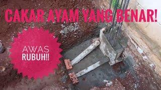 PONDASI CAKAR AYAM Harus ada kakinya jangan cuman cakarnya aja Rumah dua lantai