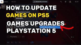 How To Update Games On PS5 Manually And Auto Update On PlayStation 5