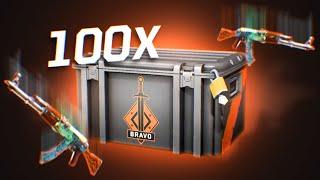 I Opened 100 Bravo Cases in CSGO