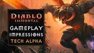 Diablo Immortal Gameplay Impressions Tech Alpha Classes Controls - Should you play Diablo Mobile?