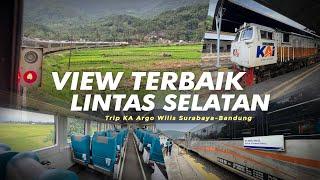 NAIK KERETA TERBAIKK DI JALUR SELATAN  - Trip Report KA Argo Wilis  Full Trip Surabaya-Bandung