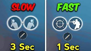 New FASTEST PEEK Tips And Tricks  How To Peek Fast Like Chinese Pros  Improve Movements & Reflexes