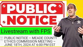 For Public Safety  is live during meade ethics hearing