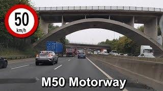 Dash Cam Ireland - M50 Motorway from to Santry to Tallaght