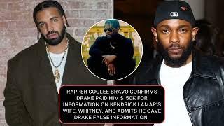 Drake allegedly paid $150k for false information on Kendrick Lamar’s fiancée Whitney Alford.