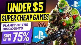 12 GREAT PSN Game Deals UNDER $5 PSN Planet of the Discounts Sale SUPER CHEAP PS4PS5 Games to Buy