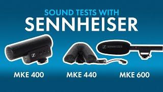 Sennheiser On-Camera Microphone Sound Tests with MKE 400 MKE 440 and MKE 600 on a Nikon Z 8