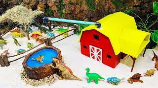 A Dinosaur Farm Diorama