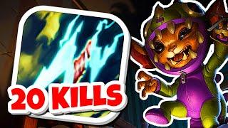 I DROPPED 20 KILLS WITH THE NEW STATIKK SHIV ON GNAR Season 14 Gnar Gameplay League of Legends