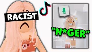 Meet The MOST RACIST Roblox Tiktoker EVER..