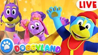 Doggyland LIVE  Kids Cartoons Music & Nursery Rhymes