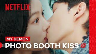 Song Kang and Kim You-jung Kiss in a Photobooth  My Demon  Netflix Philippines