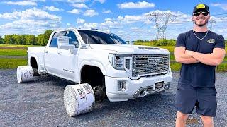 650lb Concrete Wheels On My Denali Duramax