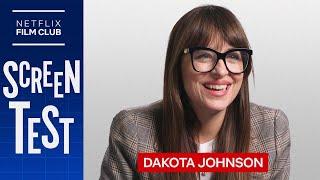 What Movie Makes Dakota Johnson Cry?  Screen Test  Netflix