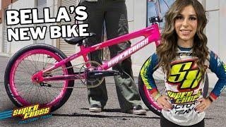 Pro BMX Racer Bella Hammonds Bike Check  Barbie Pink Vision F1