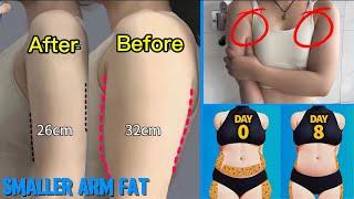 Top Arm Fat Smaller Exercise  How to Slim Arm Small Back Fat & Shoulder at Home