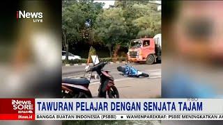 Tawuran Pelajar di Tangerang Selatan Satu Terkena Sabetan Senjata Tajam #iNewsSore 1012