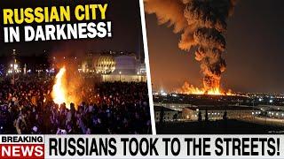 Biggest Surprise of the Day Russians took to streets & started a major revolt Black Day for Russia