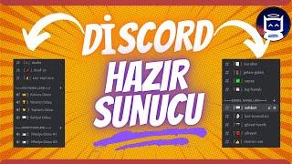 DİSCORD HAZIR SUNUCU KURMA 2023  Cortex Discord Bot