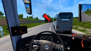 Mercedes Benz New  Tourismo - Pov Driving -Bus Chasing - Ets2 1.42 Mods - Gameplay 