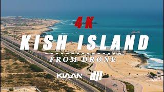 Kish Island IRAN 4k 50fps Drone Video - Flying over Kish Island