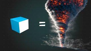 How to Create a 3D Fire Tornado Blender Tutorial