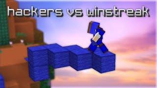 Fighting a Team of Bhoppers on 100 Winstreak... Uncut Hypixel Bedwars