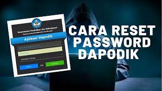 Cara Ubah Password Dapodik PAUD SD SMP SMA