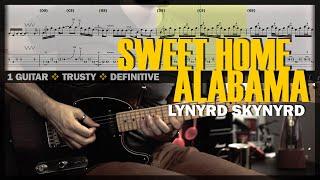Sweet Home Alabama  Guitar Cover Tab  Guitar Solo Lesson  BT with Vocals  LYNYRD SKYNYRD