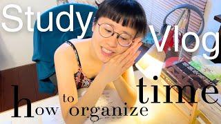 learning multiple languages at the same time how I organize my time STUDY VLOG