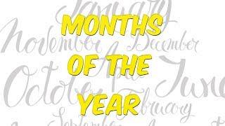 7 dkda Months Of The Year  İngilizce Aylar