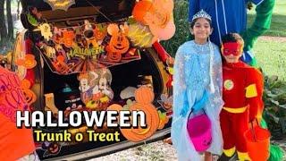 Halloween trunk or treat Trunk o Treat car decorations 2022 trunk o treat candies  Y & A vlogs