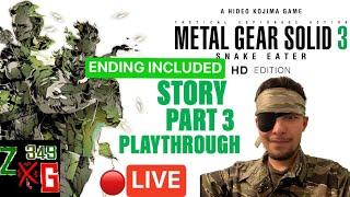 Metal Gear Solid 3 Snake Eater Story Part 3 Ending