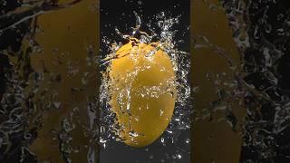 mango water splash cool VFX short #shortsfeed #shortvideo #animation #cgi #fx #simulation #water