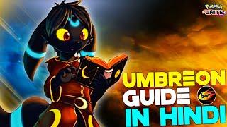 HOW TO USE UMBREON  UMBREON FOUL PLAY GUIDE TIPS & TRICKS IN HINDI  POKEMON UNITE GUIDES #16