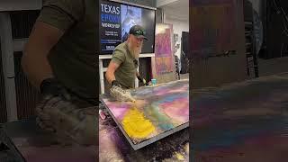 Galaxy Epoxy Art Pt. 2 - TikTok Live 071024 - Countertop Epoxy