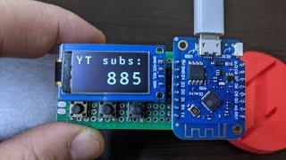 ESP8266 Youtube Subscriber Counter