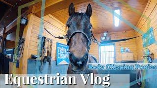 Hanging at the Barn Pony Makeovers Body Clipping on a Gloomy Day  EQUESTRIAN VLOG